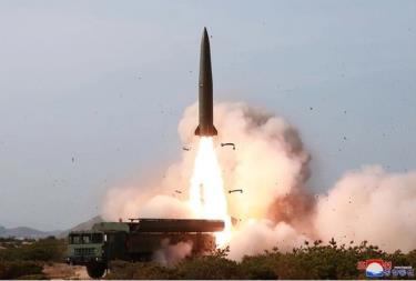 Một vụ phóng tên lửa trước đó của Triều Tiên (Ảnh minh họa)