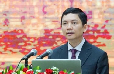 Ông Bùi Nhật Quang, Ủy viên Trung ương Đảng, Chủ tịch Viện Hàn lâm khoa học Xã hội Việt Nam bị kỷ luật cảnh cáo. (Ảnh Báo Quảng Nam).