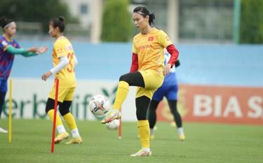 Danh sách đội tuyển nữ Việt Nam với nòng cốt là các tuyển thủ dự World Cup nữ 2023.