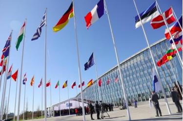 Trụ sở của Liên minh NATO ở Brussels, Bỉ.