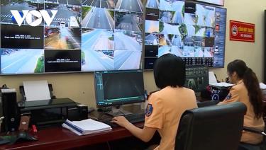 Hệ thống camera phạt nguội được áp dụng xử phạt 24/24h tại Phòng CSGT, công an tỉnh Lạng Sơn